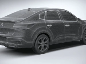 Citroen C4X 2023 3D Model