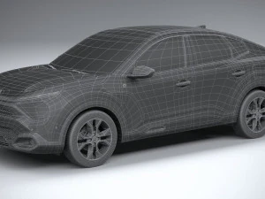 Citroen C4X 2023 3D Model