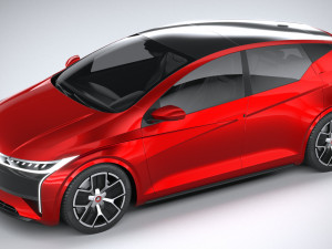 Generic Hatchback EV v3 2022 3D Model
