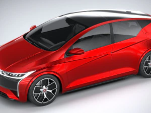 Generic Hatchback EV v3 2022 3D Model