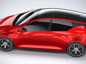 Generic Hatchback EV v3 2022 3D Model