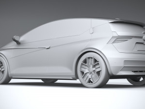 Generic Hatchback EV v3 2022 3D Model
