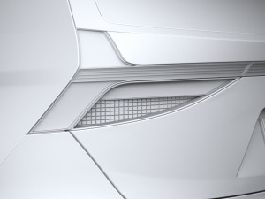 Generic Hatchback EV v3 2022 3D Model