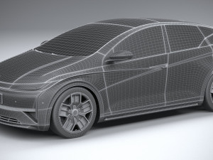 Generic Hatchback EV v3 2022 3D Model