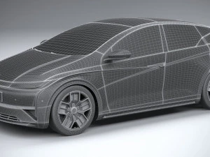 Generic Hatchback EV v3 2022 3D Model