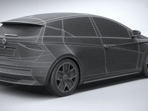 Generic Hatchback EV v3 2022 3D Model