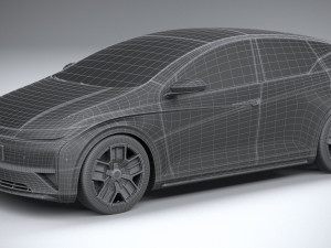 Generic Hatchback EV v3 2022 3D Model