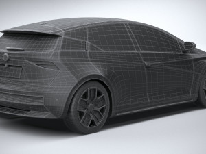 Generic Hatchback EV v3 2022 3D Model