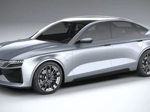 Generische Limousine EV 2023 3D Modell