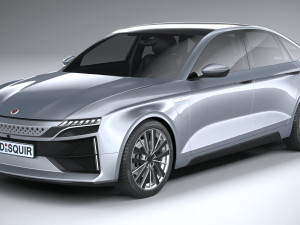 Generic Sedan EV 2023 Modèle 3D
