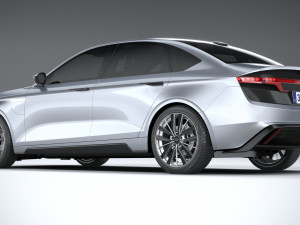 Generic Sedan EV 2023 Modèle 3D