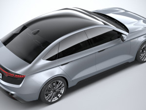 Generic Sedan EV 2023 Modèle 3D
