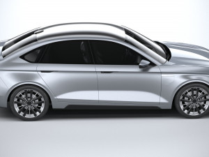 Generic Sedan EV 2023 Modèle 3D