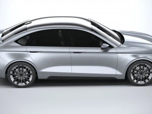 Generic Sedan EV 2023 3D Model