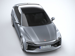Generic Sedan EV 2023 Modèle 3D
