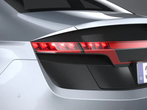 Generic Sedan EV 2023 3D Model