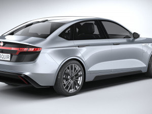 Generic Sedan EV 2023 Modèle 3D