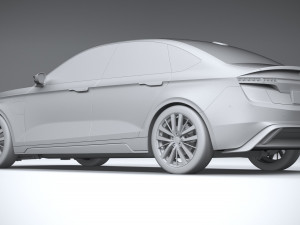 Generic Sedan EV 2023 Modèle 3D