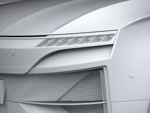 Generic Sedan EV 2023 3D Model