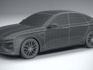 Generic Sedan EV 2023 Modèle 3D