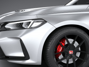 Honda Civic Type R 2023 3D Model