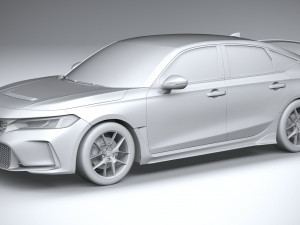 Honda Civic Type R 2023 3D Model