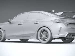 Honda Civic Type R 2023 3D Model