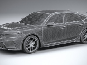 Honda Civic Type R 2023 3D Model