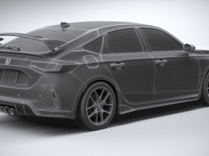 Honda Civic Type R 2023 3D Model