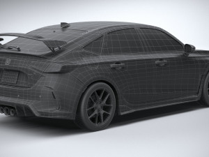 Honda Civic Type R 2023 3D Model