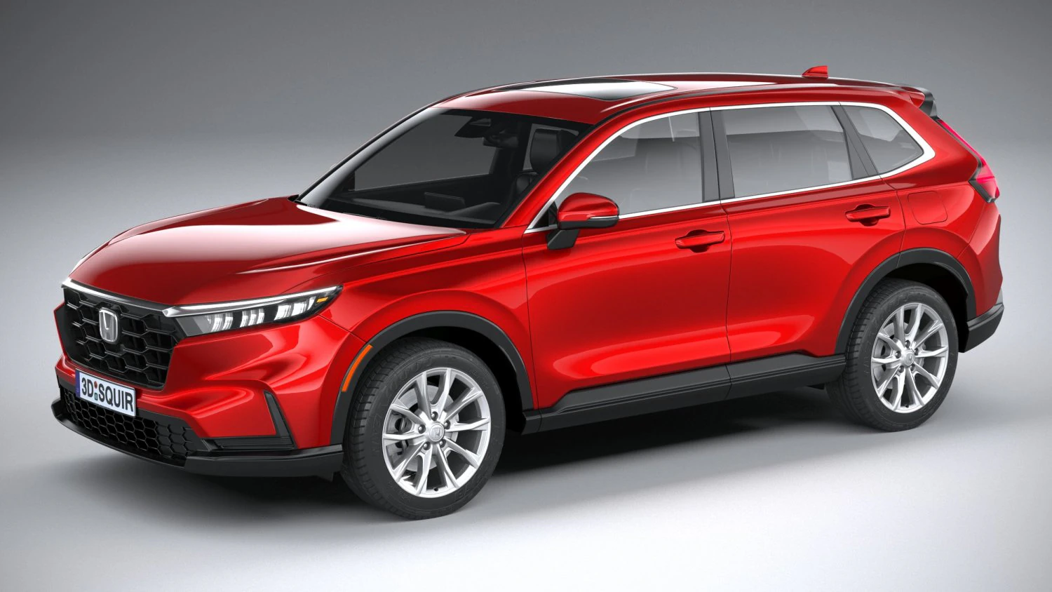 Honda CR-V 2023 3D Model .c4d .max .obj .3ds .fbx .stl .blend