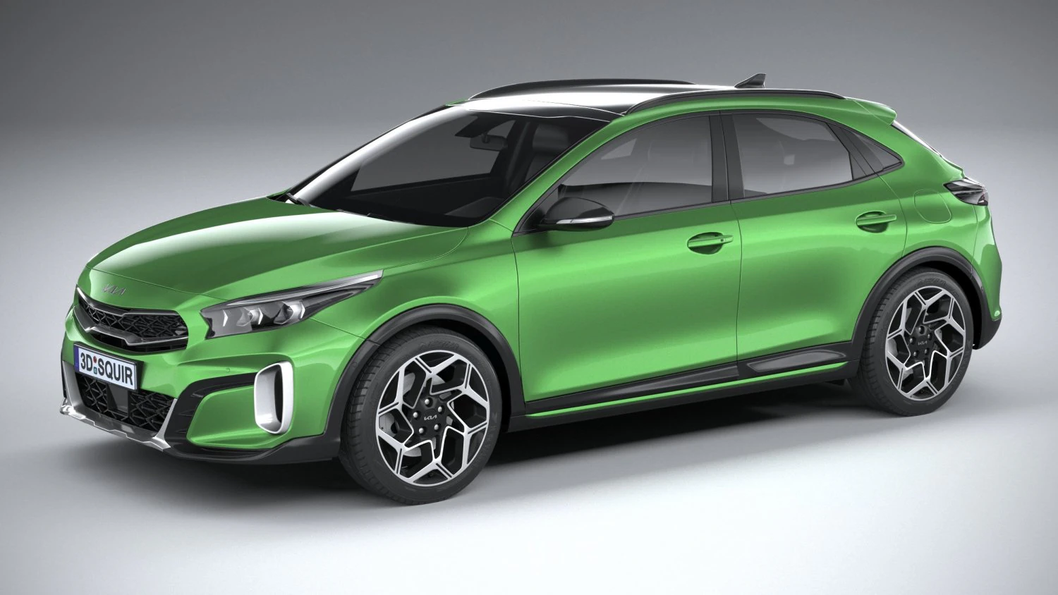 Kia Xceed 2023 3D Model .c4d .max .obj .3ds .fbx .stl .blend 