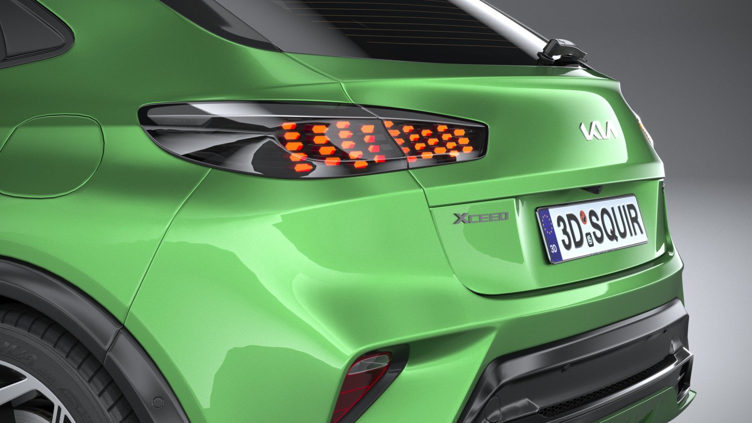 Kia Xceed 2023 3D Model in SUV 3DExport
