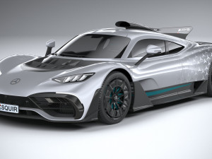 Mercedes-Benz AMG ONE 2023 Modello 3D