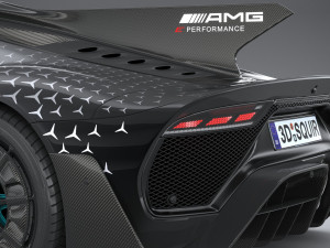 Mercedes-Benz AMG ONE 2023 Modello 3D