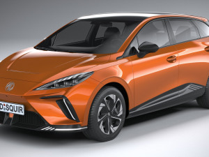 MG 4 EV 2023 3D मॉडल