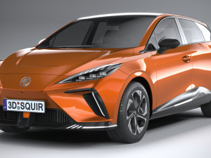 MG 4 EV 2023 3D मॉडल