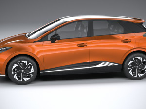 MG 4 EV 2023 3D मॉडल