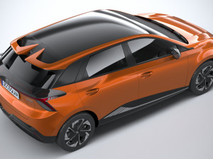 MG 4 EV 2023 3D मॉडल