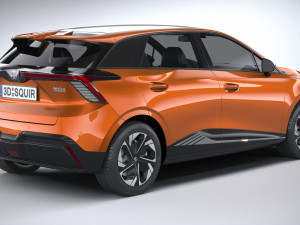 MG 4 EV 2023 3D मॉडल