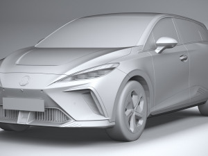 MG 4 EV 2023 3D मॉडल