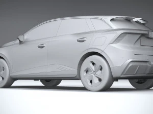 MG 4 EV 2023 3D Model