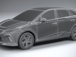 MG 4 EV 2023 3D Model