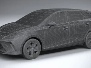 MG 4 EV 2023 3D Model