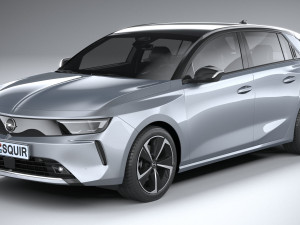 Opel Astra 2022 Basic Modello 3D