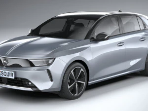 Opel Astra 2022 Basic 3D Model