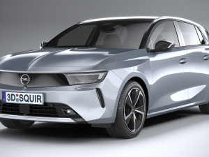 Opel Astra 2022 Basic Modello 3D