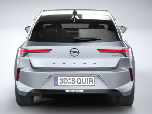 Opel Astra 2022 Basic Modello 3D