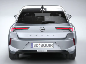 Opel Astra 2022 Basic 3D Model