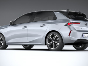 Opel Astra 2022 Basic Modello 3D
